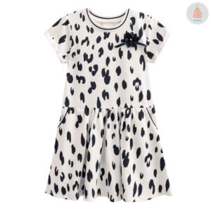 Vestido Off-white em Moletinho Leve Milon