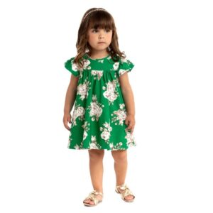 Vestido em Cotton Milon